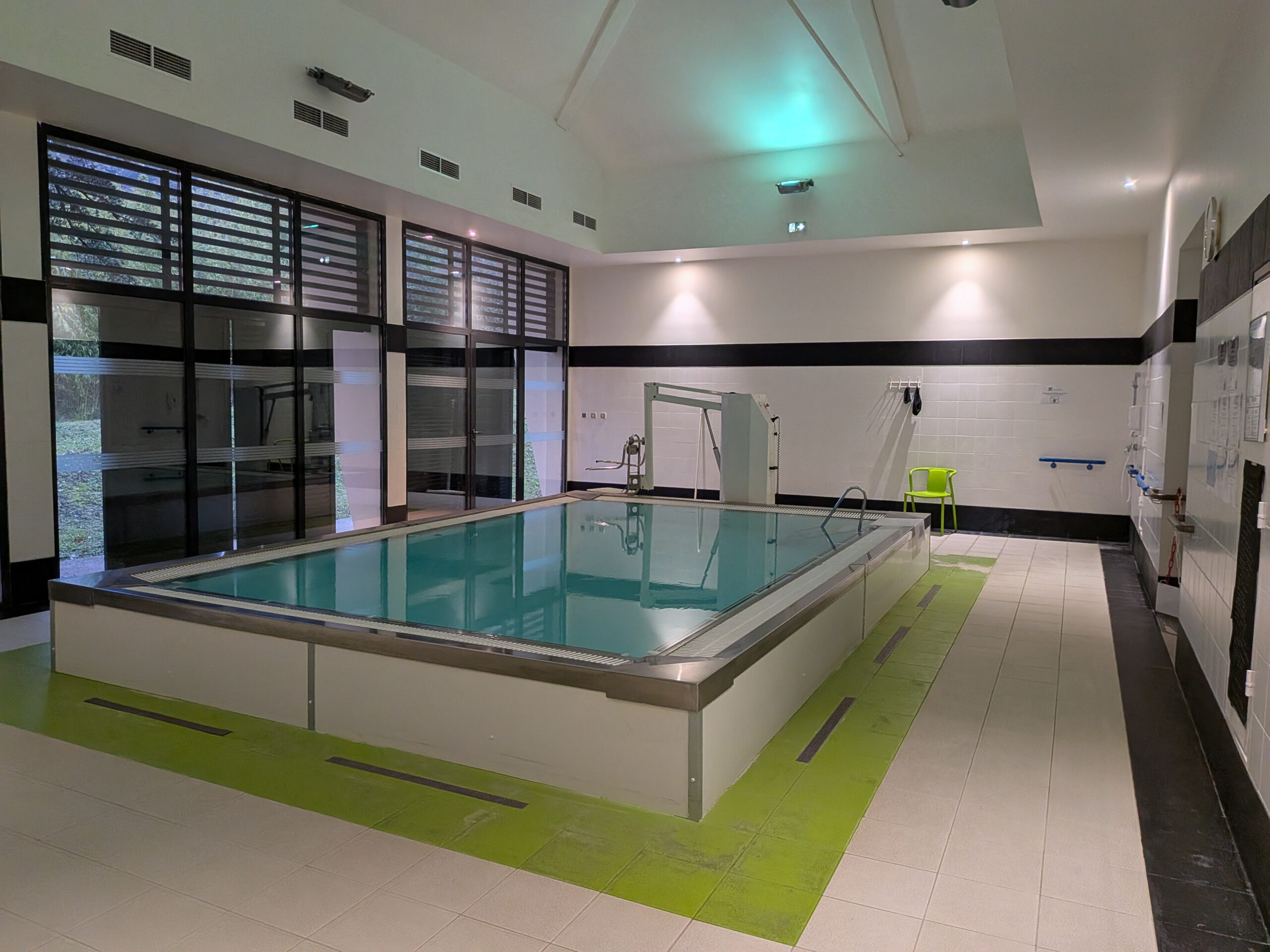 Espace de mobilisation et d’exercices au sein du plateau technique