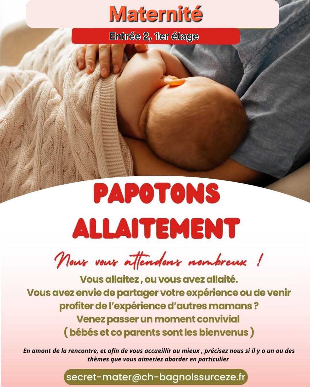 Affiche Papotons Allaitement