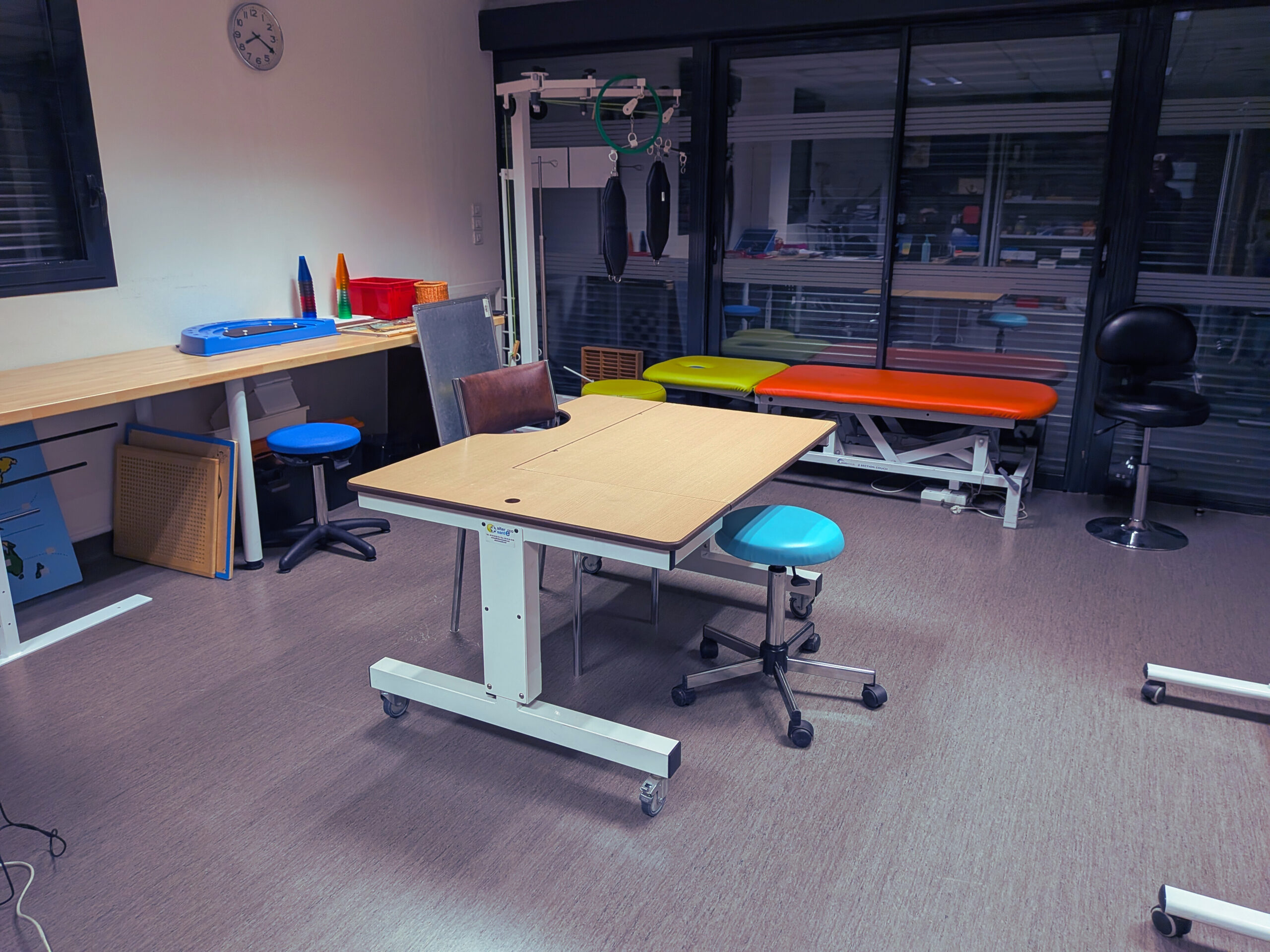 Salle d’ergothérapie du plateau technique SMR