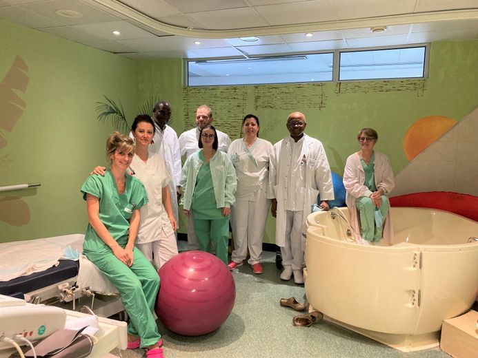 Salle nature de la maternité de Bagnols-sur-Cèze